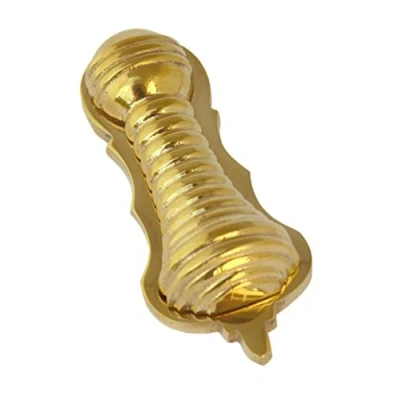 Image of Polished Brass Beehive Escutcheon