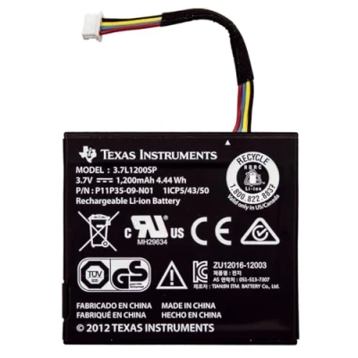 Image of Battery for TI Nspire CX/TI CX CAS/TI 84 Plus C Silver Edition/TI Nspire/TI CAS