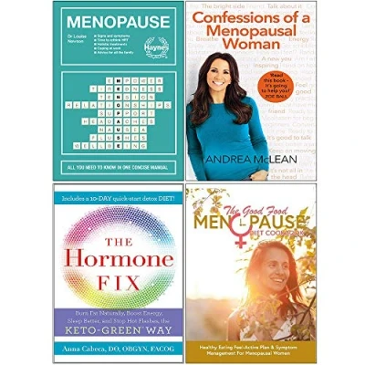 Image of Menopause, Confessions of a Menopausal Woman, The Hormone Fix, Good Food Menopause Diet Cookbook 4 Books Collection Set