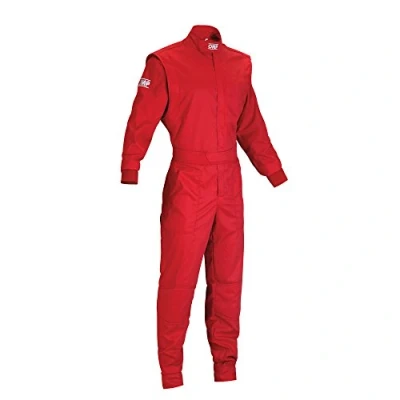 Image of Omp OMPNB157906154 Mechanic Summer Overalls, Red, Size 54