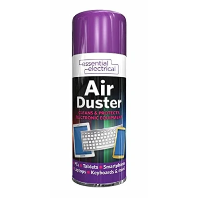 Image of Yorkshire Homeware Compressed Air Duster Cans Sprays Cleans Protects Laptops Keyboards Electronic Equipment &amp; Difficult to Reach Areas Cleaning 400ML (1)