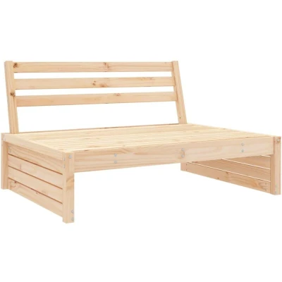 Image of vidaXL Garden Middle Sofa 120x80 cm Solid Wood Pine