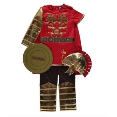 Image of Roman Gladiator Costume with Shield Age 5 6 Years