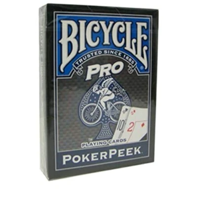 Image of Pro Poker Peek BICYCLE Deck Red Back (US Playing Card Company)