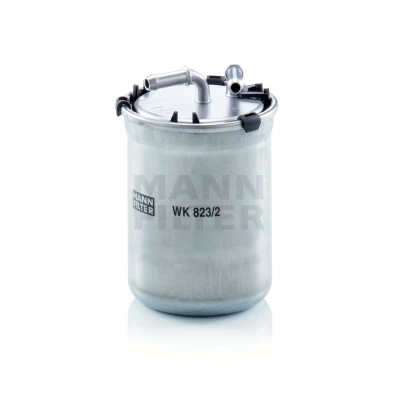 Image of 6Q0127400F, 6Q0127401F Fuel Filter MANN WK 823/2 In Line 8mm SKODA: Fabia 2, Roomster, Rapid Spaceback, VOLKSWAGEN: Polo V Hatchback