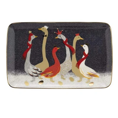 Image of Portmeirion Home &amp; Gifts SMGE78965 XD Geese Tray, Ceramic