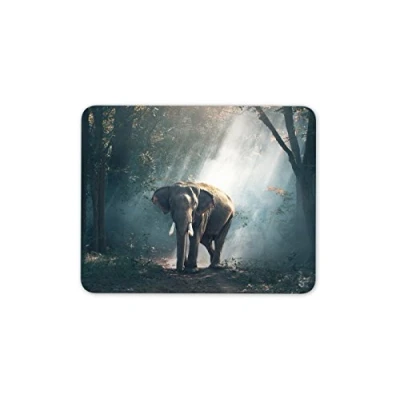 Image of African Elephant Mouse Mat Pad Animal Mum Sister Daughter Computer #13162