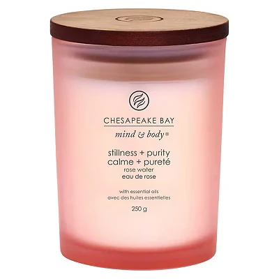 Image of Chesapeake Bay Candle Stillness + Purity Medium Tumbler Aromatherapy Burn Time: Up to 57 Hours Mind &amp; Body Collection