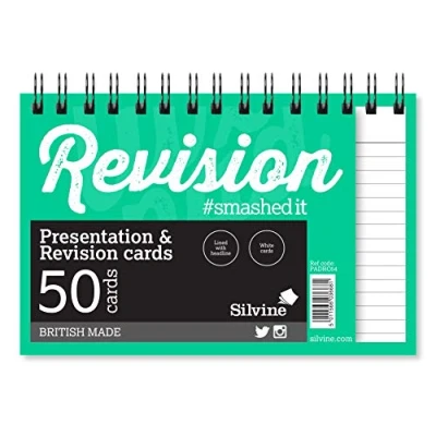 Image of Luxpad Revision A6 Flash Cards Lined (50 Cards) White