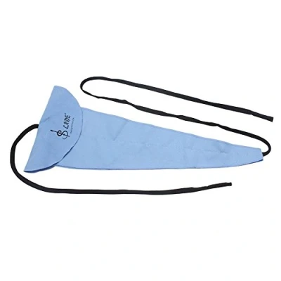 Image of Saxophone Cleaning Cloth, Durable Fiber Sax Clarinet Flute Pull Through Cloth Tool for Tube Inside Clean (Blue)