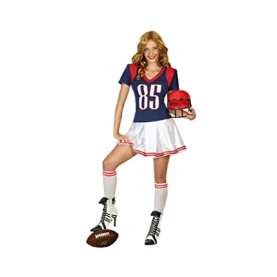 Image of Atosa 49978 Costume Rugby Player Woman XXL Blue Carnival, Women