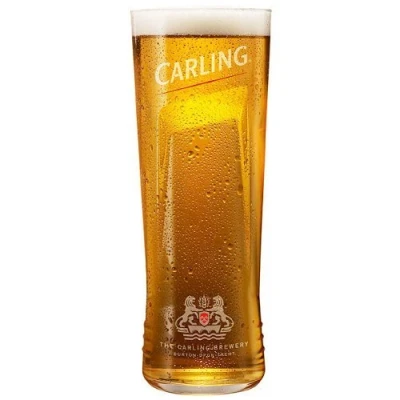 Image of Carling Embossed Half Pint Glass