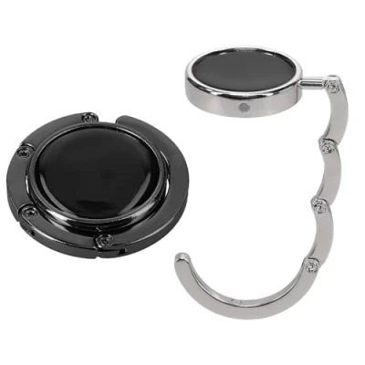 Image of kwmobile Purse Hanger for Table (Set of 2) Hook Folding Handbag Portable Bag Holder
