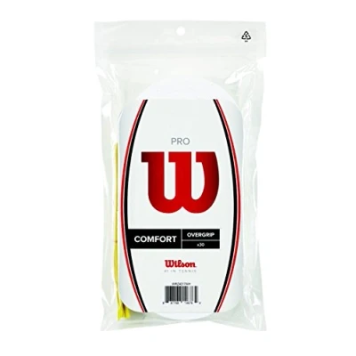 Image of Wilson Pro Overgrip Comfort 30 Pack White