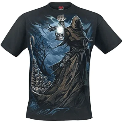 Image of Spiral Ferryman T Shirt Black S