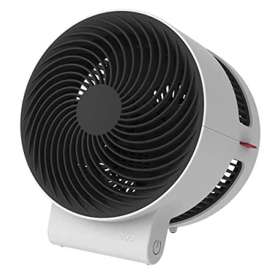 Image of Boneco F100 6 Inch Compact Desk Fan with 3 Speeds and LED Indicators, Aluminium, 20 W