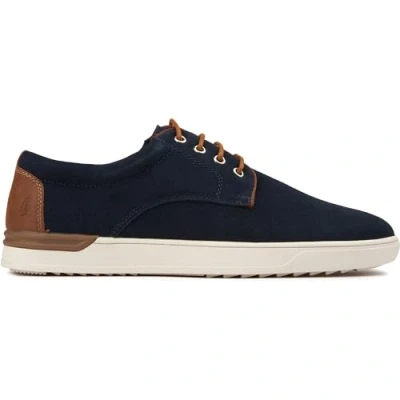 Image of Hush Puppies Joey Lace Mens Summer, Navy, 9 UK