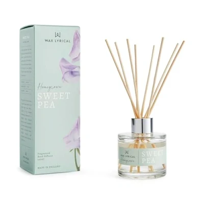Image of Wax Lyrical Homegrown Sweet Pea Reed Diffuser 100ml