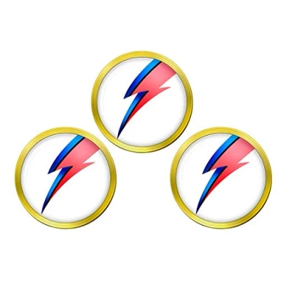 Image of Giftshop UK Bowie Golf Ball Markers