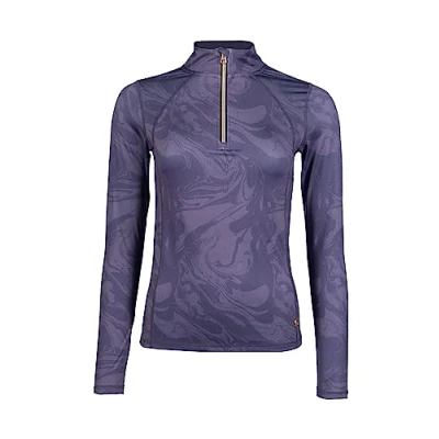 Image of Hkm Lavender Bay Marble Sweater, Dark Violet, XL