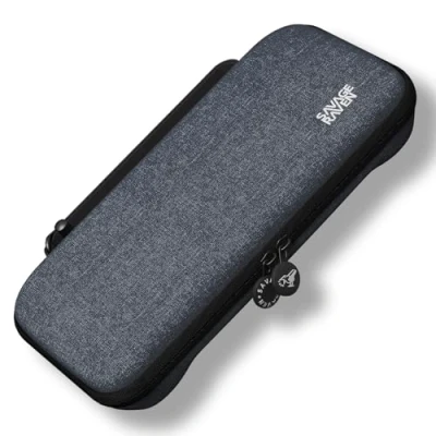Image of Savage Raven by Skull &amp; Co. Every Day Slim Carrying Case for Nintendo Switch 2: Portable Hard Shell Protective Travel Case, Gaming Console Protection Accessories, Storage, Denim