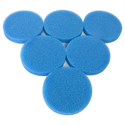 Image of LTWHOME Blue Coarse Foam Media Filter Pads Suitable For Eheim Classic 2217/600 2616171(Pack Of 6)