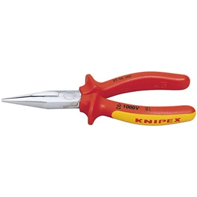 Image of Knipex 81238 160mm Fully Insulated Long Nose Pliers