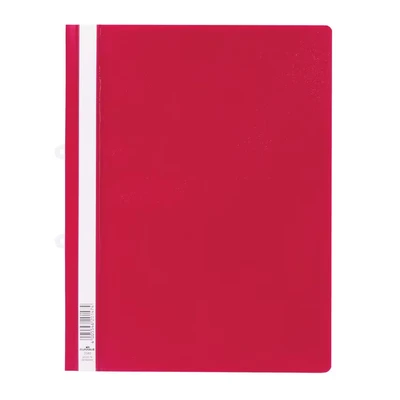 Image of Durable Clear View A4 Folder Red