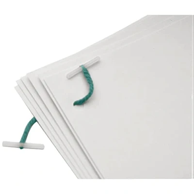 Image of Q Connect Plastic Ended Treasury Tag 152 mm Pack of 100, Green