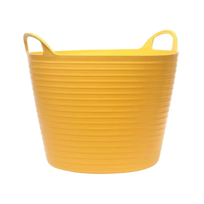 Image of Faithfull FAIFLEX42Y Yellow Polyethylene Flex Tub 42 Litre (9 gl) Capacity