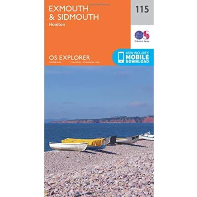 Image of Explorer 115 Exmouth &amp; Sidmouth Map With Digital Version