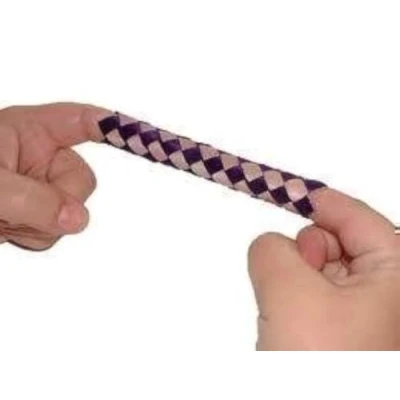 Image of Henbrandt 6 x Chinese Oriental Real Bamboo Finger Traps Birthday Party Bag Toys