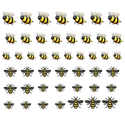 Image of Bee Collection (# Nail Decals code 2)