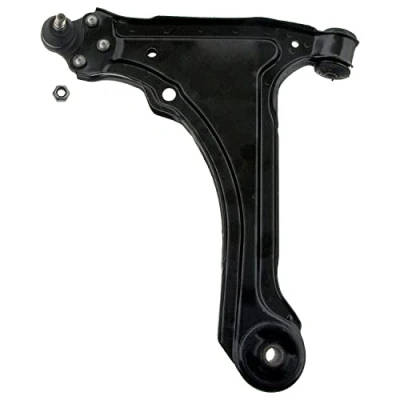 Image of 090373779, 90373779 Suspension Arm FEBI BILSTEIN 07195 with lock nuts, bearings ball joint Front Axle Left, Lower Control Sheet Steel