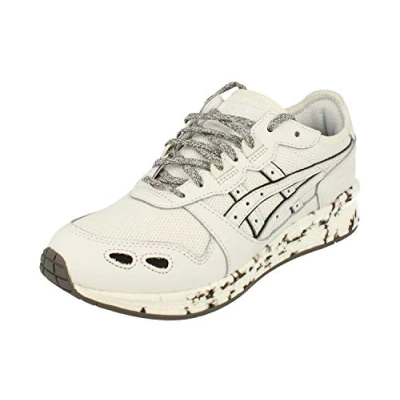 Image of Asics Hypergel Lyte Mens White Trainers Size UK 8