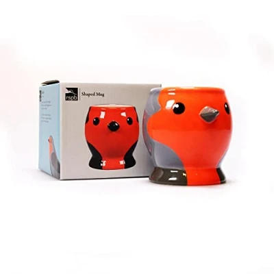 Image of RSPB Shaped Mugs Robin Mug Birds