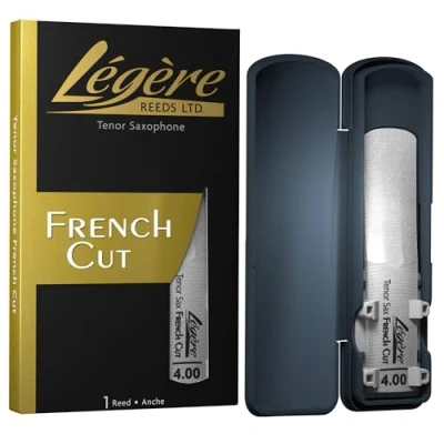 Image of Légère Reeds Tenor Saxophone Reed, French Cut, Strength 4.00 (TSF4.00) Premium Synthetic Woodwind Reed