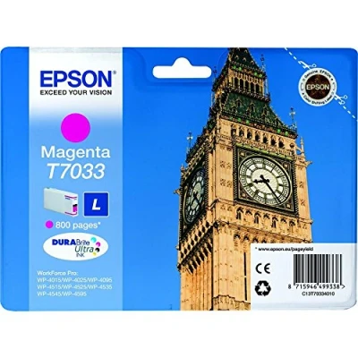 Image of Epson C13T70334010 Ink Cartridges Magenta, L