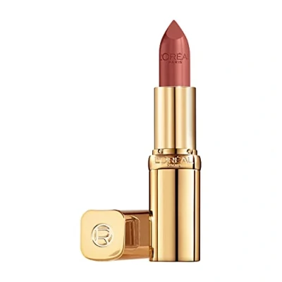 Image of L&#039;Oréal Paris Color Riche Satin Smooth Lipstick, Moisturising Pure Pigment Lip Colour, With Omega 3 &amp; Vitamin E, 107 Seine Sunset
