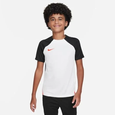 Image of Nike Strike T Shirt White/Black/Bright Crimson 15 Years