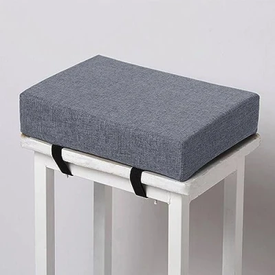 Image of Chair Seat Cushions Non slip Dining Pads Cushions,Long Stool Washable for Home Garden Office Indoor (30x40x3cm,Dark grey)