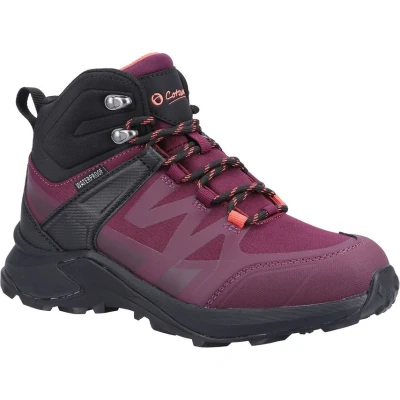 Image of Cotswold Horton Waterproof Memory Foam Womens Burgundy