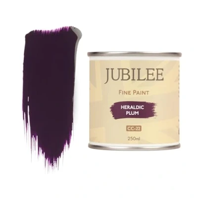 Image of Guild Lane Jubilee Fine Paint Heraldic Plum Furniture, Metal, Fabric, Glass &amp; More Indoor Outdoors Water Based Acrylic 250ml