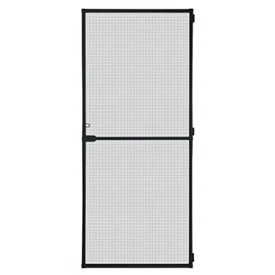Image of Schellenberg 70931 Fly Screen Balcony Door, Insect Protection Door Action 100 x 210 cm Divided, 14 mm Installation Depth, Anthracite
