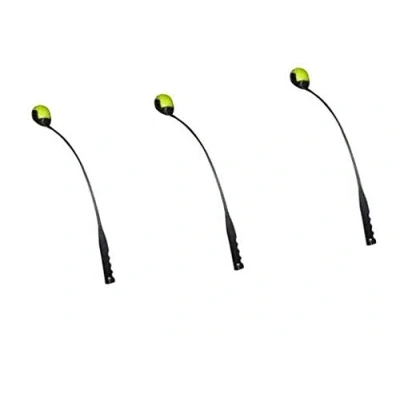 Image of KAV 25 inch Dog Ball Thrower with Strong Grip Chase Fetch Game Toys Portable Hands Free Pick Up and Throw Play Chucker for Pet Exercise Pack of 3