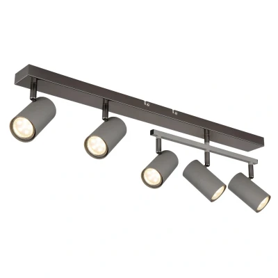Image of Robby Ceiling Spotlight Bar Gunmetal 5x GU10