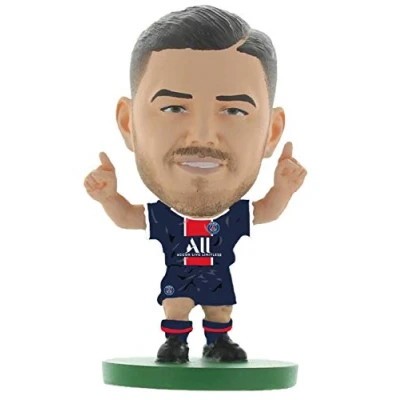 Image of SoccerStarz Paris St Germain Mauro Icardi Home Kit (2021 version) /Figures