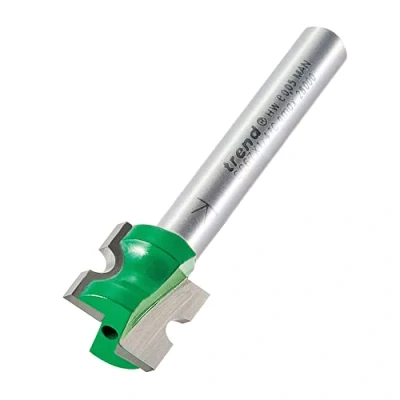 Image of Trend CraftPro Staff Bead Router Cutter, 1/4 Inch Shank, 2mm Radius and 13.5mm Cut Diameter, Tungsten Carbide Tipped, C067X1/4TC