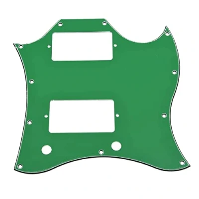 Image of Dopro American Standard SG Guitar Full Face Pickguard fits USA Gibson Special Green 3 Ply