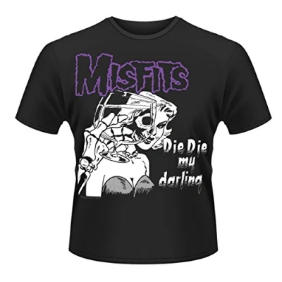 Image of Plastic Head Men&#039;s Misfits Die My Darling TSFB T Shirt, Black, Large